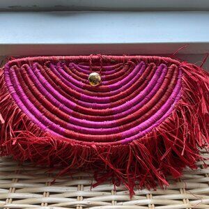 Handwoven Grass Clutch